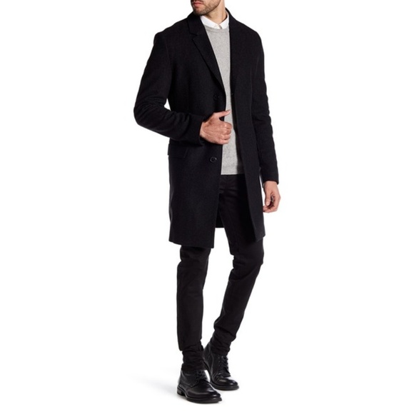 NWT BOSS 80% Wool Blend Coat - Picture 2 of 6